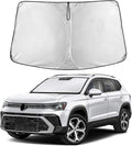 Windshield Sunshade Compatible for Volkswagen VW Taos 2022-2024 2025 2026, Sun Visor for Front Windshield & Window Sun Shade Cover, UV Heat Blocker & Protector, Car Accessories