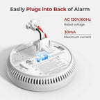 Siterlink Quick Connect Smoke Detector Adapter Plug, Compatible with GS562A Hardwired Smoke Alarm to Connect Existing Wiring Harness GA6217K 12-Pack