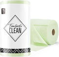 Microfiber Cleaning Cloth Roll- 75 Sheets, 12" x 12" (Green) | Super Absorbent, Lint-free, Tear-away Microfiber Towel Roll, for All-Purpose Cleaning, Reusable Alternative to Paper Towels