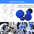 26-Piece Car Detailing Brush Kit — Complete Interior Cleaning Set