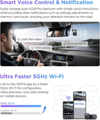 VIOFO A229 Pro 4K HDR Dash Cam, Dual STARVIS 2 IMX678 IMX675, 4K+2K Front and Rear Car Camera, 2 Channel with HDR, Voice Control, 5GHz WiFi GPS, Night Vision 2.0, 24H Parking Mode