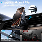 Cup Phone Holder for Car - Adjustable Gooseneck Cup Holder Phone Holders with Air Vent Holders & Expandable Base, Cupholder Phones Mount for iPhone 17/16 Pro Max and All Cell Phones, Car Model