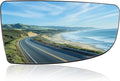 Passenger Lower Side Mirror Glass Compatible with 2015-2025 Ford Transit 150 250 350 2023-2025 E-Transit Replace BK3Z17K707B BK3Z17K707A Wide-Angle Non-Heated