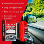 LOYOTICE 2Pc Automotive Oil Film Cleaning Brush, Windshield Cleaner for Car Windows & Glass, Glass Oil Film Remover for Car, Clear Vision Glass Cleaner, Anti-Rain & Anti-Fog Coating, Improves Clarity