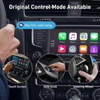Wireless CarPlay Adapter 2026 Upgrade Mini Design, USB/USB-C Plug & Play Converts CarPlay to Wireless - Easy Use Fast Stable Connection Car Play for iPhone & Android