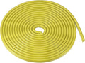 Car Door Edge Guard, 16.4ft U Shape Rubber Edge Trim Seal Strip Protector Universal for Car Truck ATV Boat Multifunctional No Glue PVC Iron Yellow