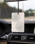 Coastal Beach Car Air Freshener 4 Pcs Coconut Scented, Blue Ocean Marine Life Car Accessories Mirror Decor for Women, Girly Beachy Hanging Air Freshener for Cars Closet Drawer Books