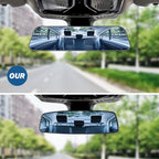 Rearview Mirror, 2 pack 12 Inch Panoramic Anti-Glare Clip-on Wide Angle Convex Rear View Mirror, Effectively to Reduce Blind Spot, Universal for More Car SUV Trucks -Blue