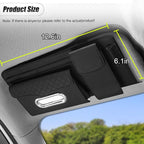 ZIMISI Leather Car Visor Organizer, Sun Visor Storage Bag, Car Tissue Holder, Multi-Pocket Document Holder, Vehicle Travel Accessories for Pen, License, Cards, Sunglasses, Tissues (Black)
