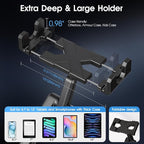 Cup Holder Tablet Mount, Ipad Cup Holder Car Mount Expander [2026 Upgraded] with 22" Height Adjustable Arm for Tablet iPhone 3-13in iPad Pro Air Mini, Fire, iPhone 15, Galaxy S24 Z Fold 5