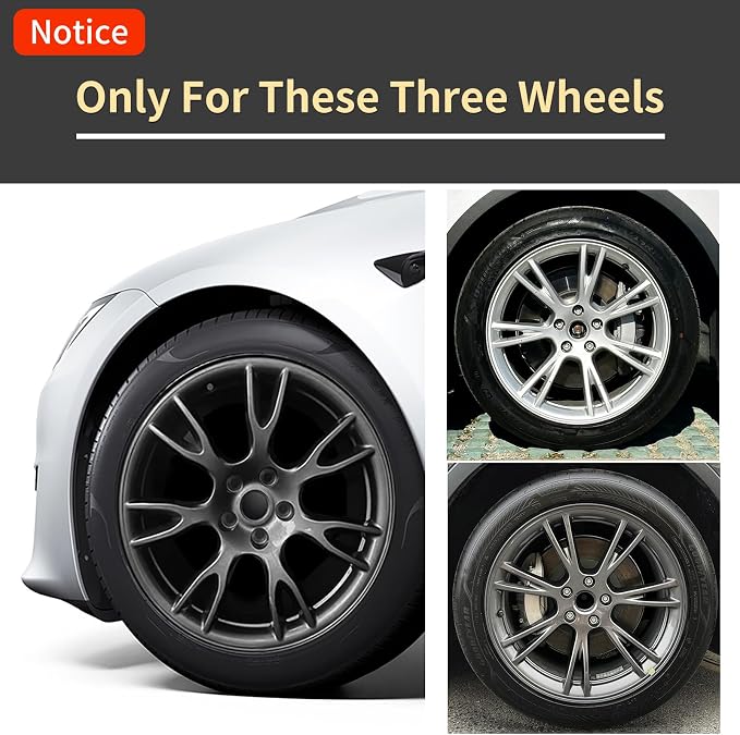 Wheel Cover for Tesla 4PCS Hubcaps for Tesla Wheel Cover Model S(2022-2024) /Model Y(2020-2024) 19inch Rim Full Cover Hubcaps Accessories (Arachnid Style, 19 inch)