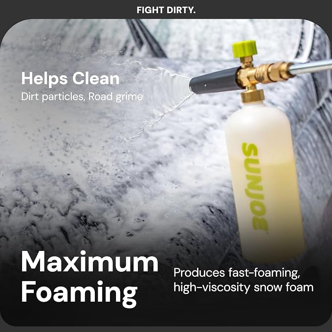 Snow Foam Car Wash Soap & Cleaner Concentrate, Orange Vanilla Scent, 1 Gallon - Cleaning Solution for Automotive Vehicles, Vinyl, Aluminum, Wood, & Brick Surfaces, SPX-FCS1G-COC