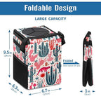 Car Trash Can – Lightweight and Portable with Durable Water-Resistant Coating, No Installation Required, Practical and Ample Capacity,Car Accessories Interior Car Organizer. Cactus