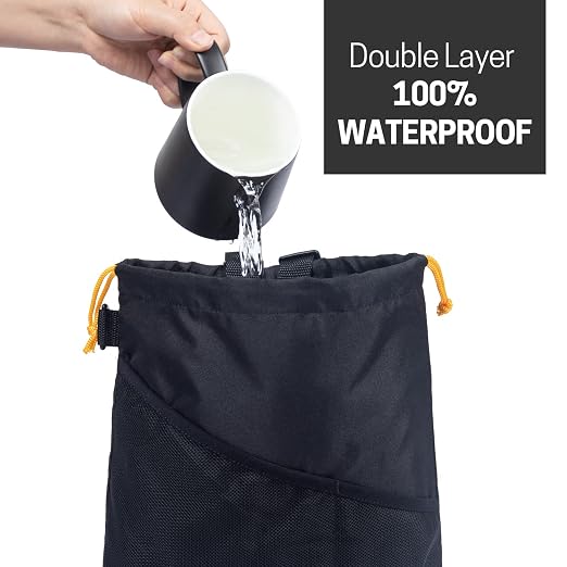 2PCS Hanging Car Garbage Can - Waterproof Leakproof Trash Bag | Car Trash Can with Durable Leakproof Lining, Keeps Vehicle Clean and Neat