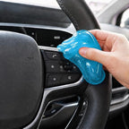 Car Cleaning Gels, Reusable Dashboard Dust Removal Slime Auto Detail Cleaner, Universal Cleaning Putty Air Vent Dusting Mud Fits for Vehicles Keyboards Laptops Keys (Blue)