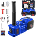 Electric Car Jack Kit with Hydraulic Lift 5-Ton, Tire Inflator Heavy-Duty 12V Floor Jack for Sedans,SUVs,MPVs & Trucks.Ideal for Tire Changes & Garage Repairs (Without Wrench)