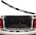 Rear Bumper Protector Sticker Compatible with Compatible with Mini Cooper F56 F55 R55 Anti-Collision Strip Trunk Threshold Decal Car Trunk Door Edge Vinyl Sticker Decoration for Car (Gray Flag)