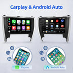 [2+64GB] Android 13 Car Stereo for Toyota Camry 2015 2016 2017, 10.1 inch Touch Screen Radio, Carplay&Android Auto/1080P/Hi-Fi Audio/Bluetooth/GPS/WiFi +MIC