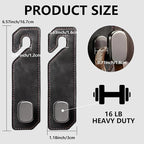Purse Hook for Car Seat Headrest, Suede Car Purse Hook, Heavy Duty Car Hook Organizer for Handbags, Grocery Bags & Backpacks, Universal Car Hooks for SUV Truck Interior(Black,2pc)