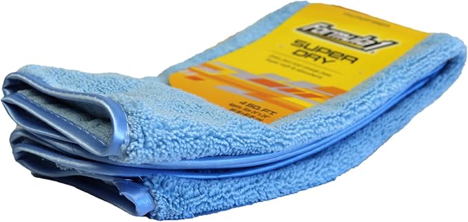 Super Dry Microfiber Drying Towel - Double Thick & Quick Dry - Extra Large - 24" x 24"