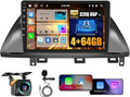 8 core 4+64G Android 15 Car Radio for Honda Odyssey 2005-2010 Stereo, 10.1 inch Screen with Wireless CarPlay Android Auto GPS Navigation WiFi Bluetooth Mirror Link DSP FM RDS + Backcup Camera