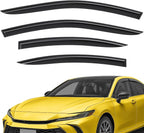 Extra Durable Window Deflectors Tape-On Window Visors Rain Guards Fit for Toyota Camry 2025-2026 Sedan, Sun Visors, Wind Vent for Shades, Exterior Car Accessories - 4 pcs. AG0852