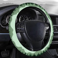 Steering Wheel Covers for Car, Truck, and SUV, Cute Non-Slip Breathable Elastic Steering Wheel, Car Accessories, Universal 15 Inch Leather Cover for Men Women Mountain Landscape