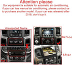 4+64GB for Dodge Ram Radio 2013-2019 1500 2500 3500 9" Android 13 IPS Touchscreen Built-in Apple CarPlay Auto GPS Navigation Bluetooth Head Unit EQ DSP with Free Back Camera AC Ram