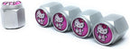 Hello Kitty Car Tire Air Valve Caps Auto Wheel Tyre Dust Stems Cover with Emblem Waterproof Dust-Proof Universal fit for Set/5 Pcs for Cars Luxury