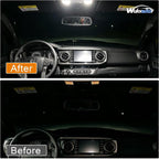 for 2016-2023 Toyota Tacoma Interior Lights | Compatiable with 2016-2023 Toyota Tacoma Interior Lights Kit Package Super Bright 6000K White LED