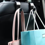 4PCS S-Shaped Car Headrest Hooks, Universal Heavy Duty Car Seat Back Hooks, Multifunctional Vehicle Interior Storage Hanger for Bags, Purses, Coats, Groceries and Travel Accessories