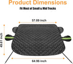 Car Windshield Cover for Ice and Snow Compatible with Toyota 4runner Tacoma Mazda CX30 CX5 CX50 Hyundai Tucson Kia Sportage Pickup Trucks Anti-Snow Cover Frost Shield with Side Mirror Covers