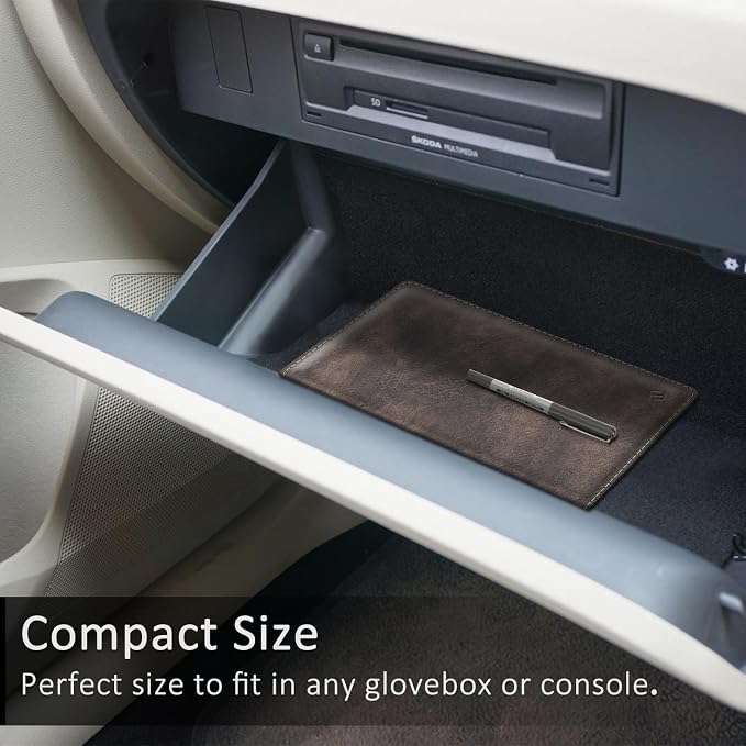 Car Registration and Insurance Card Holder, Vehicle Glove Box Card Organizer Wallet Automobile Accessories for License