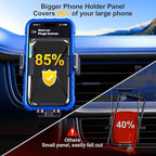 Cell Phone Holder for Car Mount Car Vent Phone Mount, 360° Rotatable, Hands-Free Air Vent Holder for iPhone Smartphones Camera Mounts(4-7 Inch)