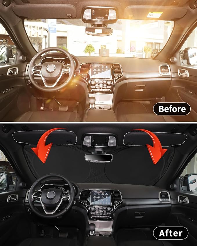 for Altima 2024 Windshield Sun Shade Sunshade for Nissan Altima Sedan 2019-2022 2023 Windshield Cover Front Window Sun Shield Foldable Sun Visor Protector UV Heat Protection Car Accessories