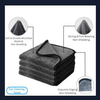 8-Pack Microfiber Car Towels – Super Absorbent, Large Drying Towels for Cars (600 GSM, 16" x 12")