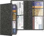 Car Registration and Insurance Card Holder, Vehicle Glove Box Card Organizer Wallet Automobile Accessories for License
