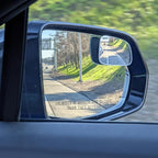 Large Rear View Blind Spot Mirror, Frameless HD Glass Convex Wide Angle Stick on Wing Blindspot Mirror Rearview Car Mirror for Car SUV and Truck (Pack of 2)