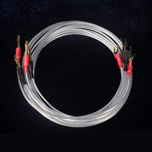 Premium Silver Cable Set - 4FT for Super Tweeters (Pair)