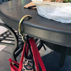 Bag Hanger Collection, The Ring that Opens into a Hook, Auto Closes | Holds 15 kg, Needs only 10mm to Hang a Hand Bag, Easy to Use with One Hand, The Instant Bag Hanger, 3 yr Warranty