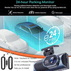4K Dash Cam Front, WiFi Dash Camera for Cars, Mini Dashcam with Super Night Vision,1.97 Inch Screen, Loop Recording, G-Sensor, WDR, Parking Monitor, 64GB Card Included (4K Mini Dash Cam)