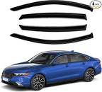 Accord Rain Guards - Window Visors for Honda Accord 2023-2025 2026, Outside-Mount Side Window Wind Deflectors for Accord Accessories, Vent Visors Shades Rainproof Black 4PCS