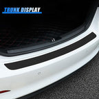 Car Door Sill Protector, Carbon Fiber Anti-Scratch Automotive Doors Edge Guards, Waterpoor Car Door Threshold Protection Auto Decoration Sticker, Universal Vehicle Interior Accessories (5PCS)