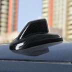 ABS Carbon Fiber Interior Shark Fin Shape Roof Antenna Cover Trim for 2019-2025 Chevy Silverado | for 2019-2021 GMC Sierra 1500 2500 3500 HD Accessories