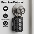 3xN52 Magnetic Key Lock Box,Magnetic Key Holder,Magnet Key Box for Under car,Hide a key with 10000+ Secure Combinations with Strong Magnet for Storage Indoors, Outside