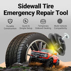 2 Pcs Sidewall Tire Repair Kit, Tire Puncture Repair Kit Portable Sidewall Emergency Repairs Tool Compatible with ATV UTV SXS Lawnmower Tractor RZR Talon KRX