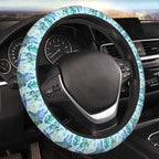 Sea Turtle Steering Wheel Cover Anti-Slip,Sweat Absorption Universal 15 inch Steering Wheel Covers Cute car Accessories for Men Women
