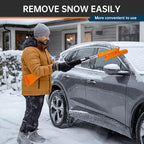 49.2" Snow Brush & Ice Scraper for Car Windshield, Upgraded Extendable Snow Brush with 360° Pivoting Brush Head and Foam Grip for Car Auto Truck SUV