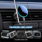 Only for iPhone Magsafe Car Mount Charger, Magnetic Phone Holder for Your Car Charger Dash Windshield Vent Magnetic Wireless Car Charger Mount for iPhone 17 16 15 14 13 12 Carbon Firber