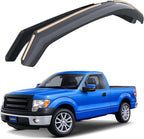 Goodyear Shatterproof in-Channel Window Deflectors for Trucks Ford F150 2009-2014 Regular Cab, Standard Cab, Rain Guards, Window Visors for Cars, Vent Deflector, Truck Accessories, 2 pcs- GY003406